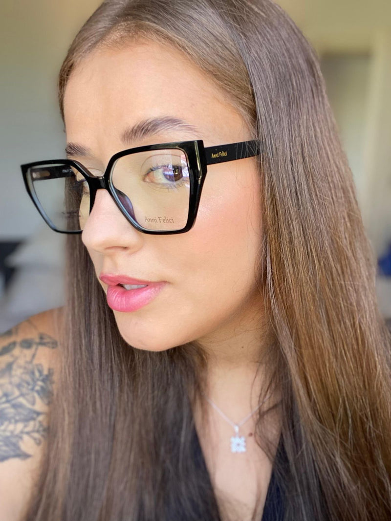 Óculos de Grau Feminino Modelo Kelly | Anni Felici (Clip-on)