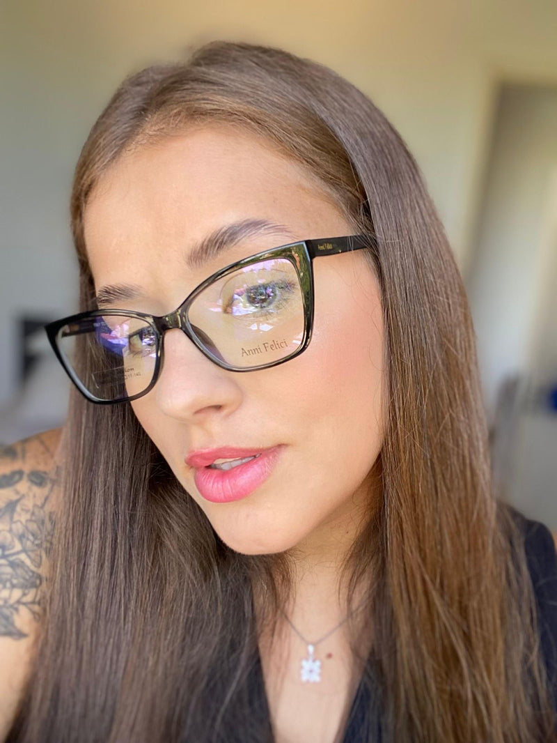 Óculos de Grau Feminino Modelo Ingrid | Anni Felici (Clip-on)