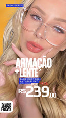 Armação + Lentes Blue Control com Antirreflexo – Até 4 Graus