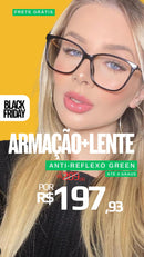 Armação + Lentes | Antirreflexo Green – Até 4 Graus