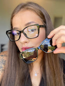 Óculos de Grau Feminino Modelo Hortência | Anni Felici (Clip-on)