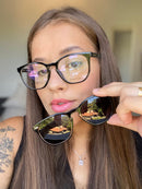 Óculos de Grau Feminino Modelo Manuella | Anni Felici (Clip-on)