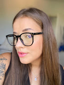 Óculos de Grau Feminino Modelo Manuella | Anni Felici (Clip-on)