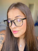 Óculos de Grau Feminino Modelo Gláucia | Anni Felici (Clip-on)