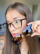 Óculos de Grau Feminino Modelo Eloá | Anni Felici (Clip-on)