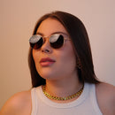 ÓCULOS DE SOL FEMININO QUADRADO ROUND